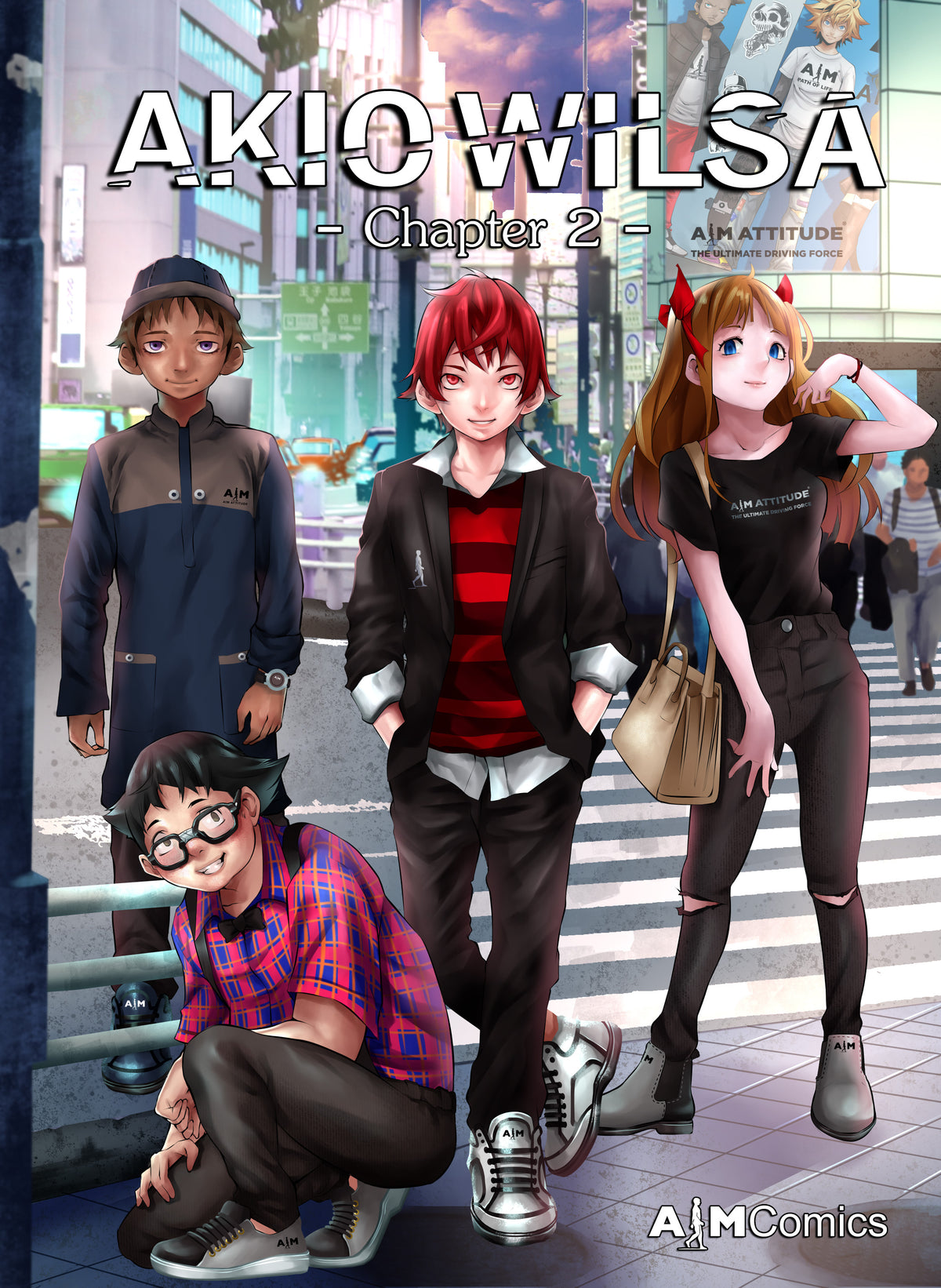 AIMManga illustrated page