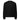 Black AIM ATTITUDE Create Yourself unisex relax crew neck sweatshirt displayed on a hanger against a plain background.