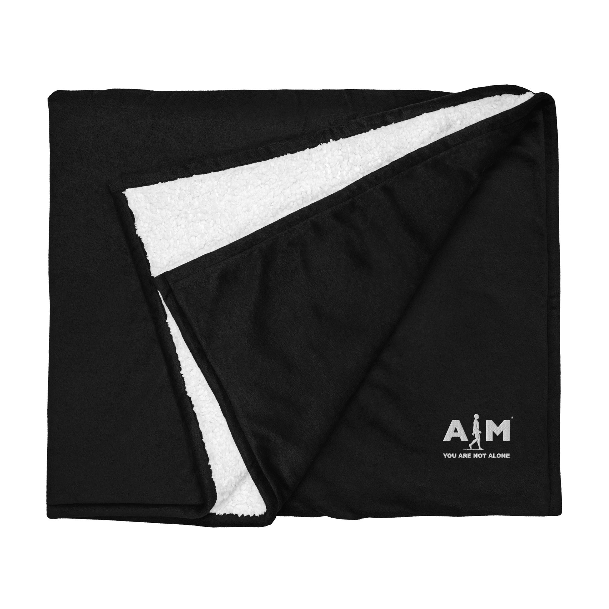 You Are Not Alone | Premium sherpa blanket - AIM ATTITUDE 