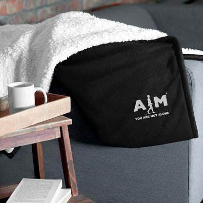 You Are Not Alone | Premium sherpa blanket - AIM ATTITUDE 