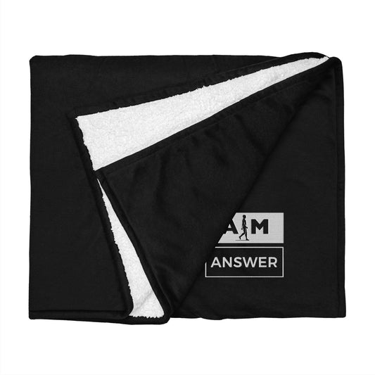 AIM The Answer | Premium sherpa blanket