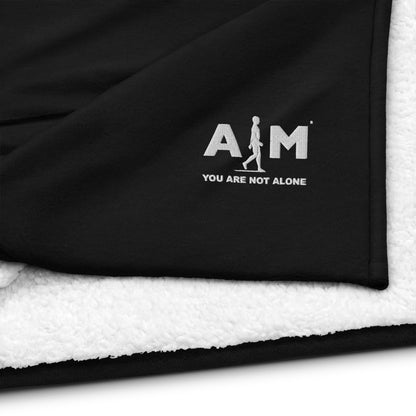 You Are Not Alone | Premium sherpa blanket - AIM ATTITUDE 