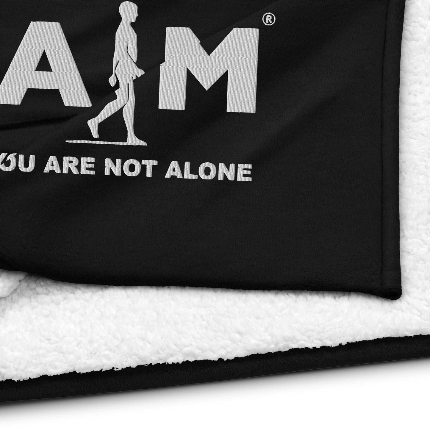 You Are Not Alone | Premium sherpa blanket