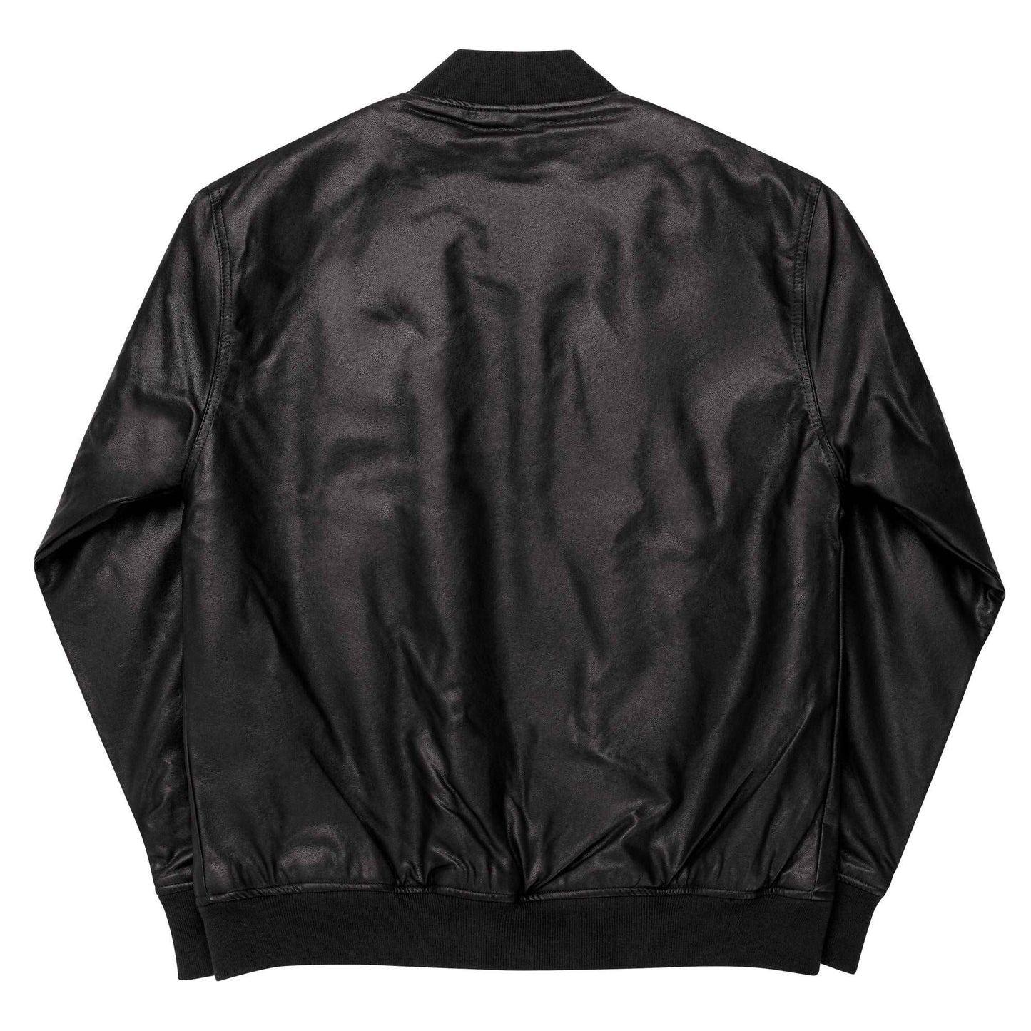 I AIM | Leather Bomber Jacket