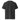 Black unisex organic ribbed neck T-shirt by AIM ATTITUDE with I AM AIM logo, casual fit and comfortable fabric.