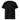 Black unisex organic ribbed neck t-shirt by AIM ATTITUDE, featuring the I AM AIM logo on the front.