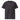 Black unisex organic ribbed neck t-shirt by AIM ATTITUDE featuring a simple, stylish design and comfortable fit.