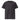 Black unisex organic ribbed neck t-shirt by AIM ATTITUDE, featuring a simple, comfortable design and the "I AM AIM" logo.