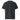 Black unisex organic ribbed neck t-shirt by AIM ATTITUDE featuring a classic fit and stylish design.