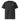 Black unisex organic ribbed neck T-shirt from AIM ATTITUDE with "I AM AIM" logo, casual and comfortable fit.