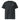 Black unisex organic ribbed neck t-shirt by AIM ATTITUDE with "I AM AIM" graphic, casual fit and comfortable design.