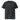 Black unisex organic ribbed neck T-shirt by AIM ATTITUDE with "I AM AIM" print, casual style, and comfortable fit.