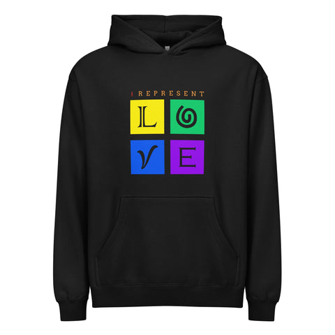 I Represent, Love Men’s box hoodie