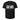 Black AIM ATTITUDE Keep Going unisex sports jersey displayed on a hanger with a bold print and athletic fit.