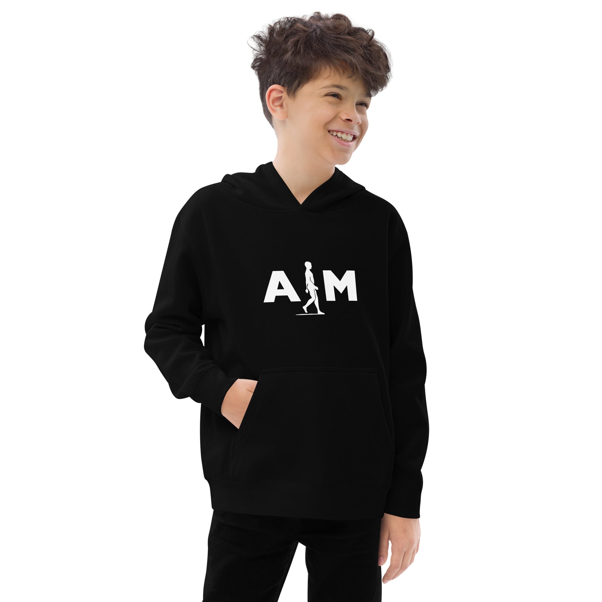 AIM Attitude | Kids fleece hoodie - AIM ATTITUDE 