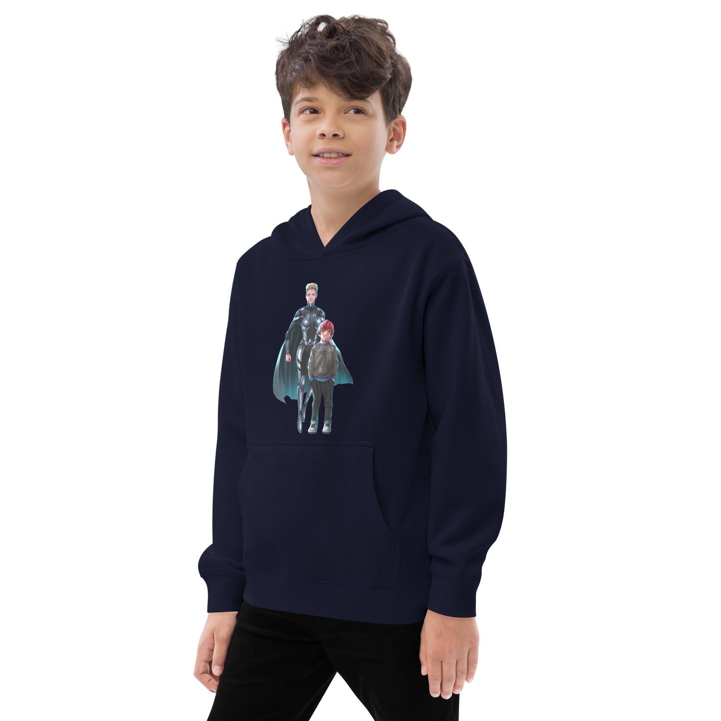 AIM Attitude Universe | Kids fleece hoodie - AIM ATTITUDE 