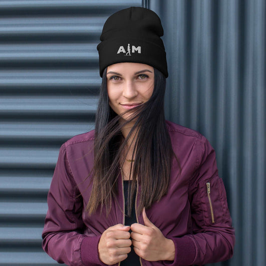 AIM | Embroidered Beanie