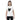 White organic cotton kids' T-shirt by AIM ATTITUDE featuring Anita Megami design, comfortable and eco-friendly for children.