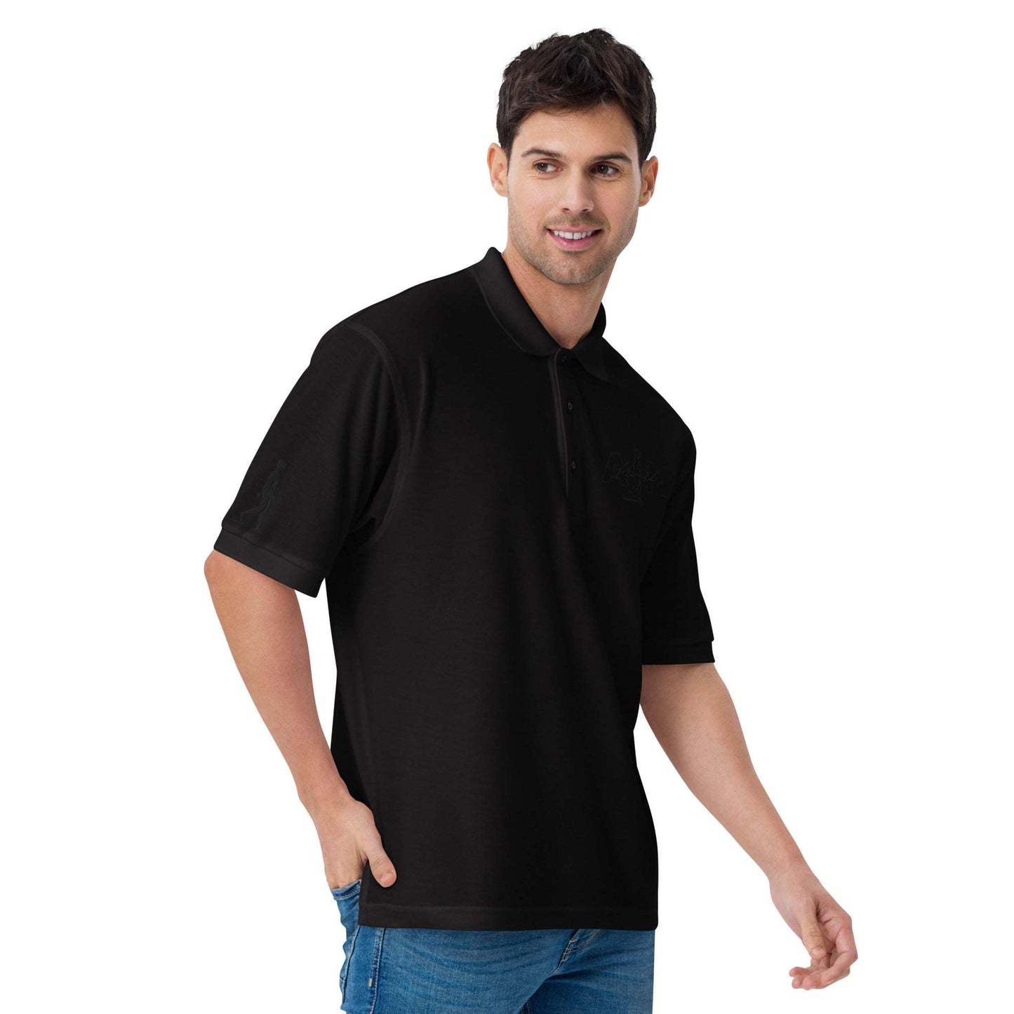 AIMForward | Men's Premium Polo - AIM ATTITUDE 