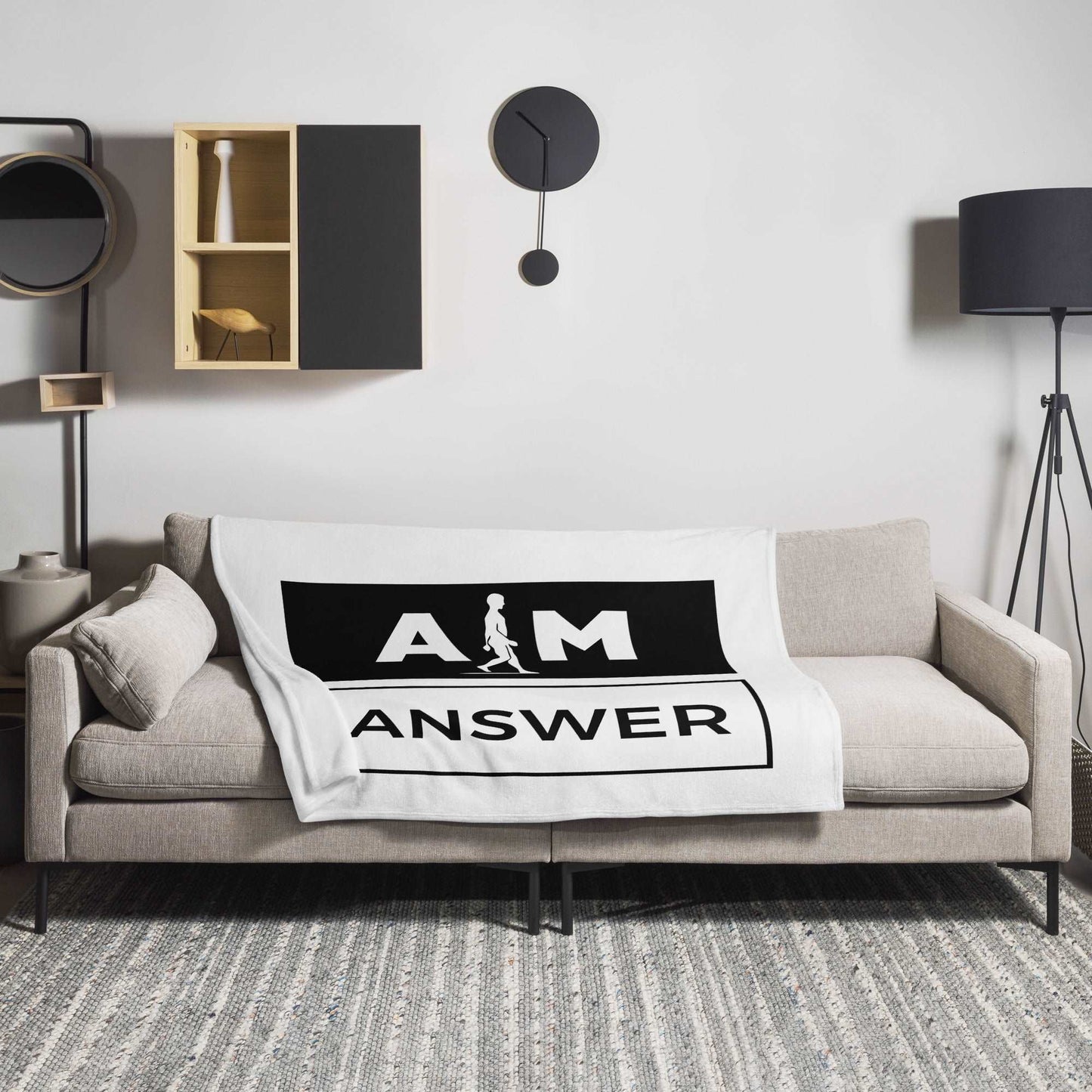 AIM The Answer | Throw Blanket