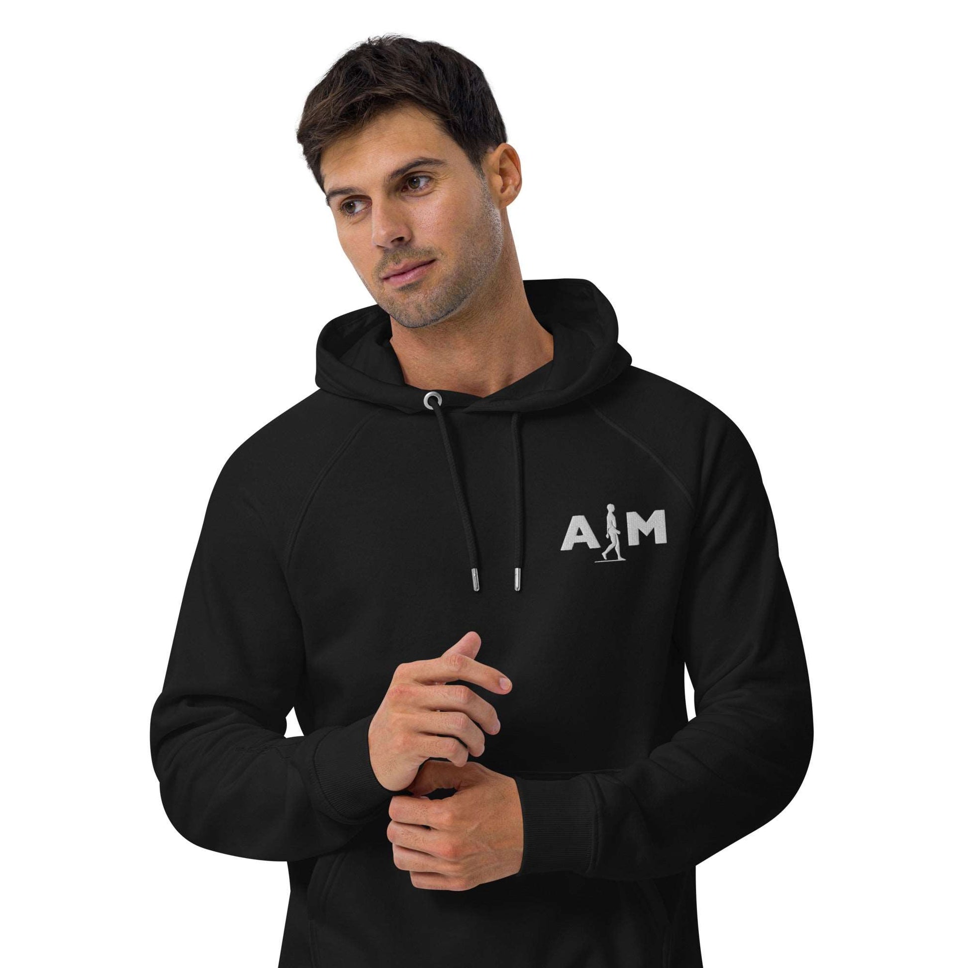 I AIM | Unisex eco raglan hoodie