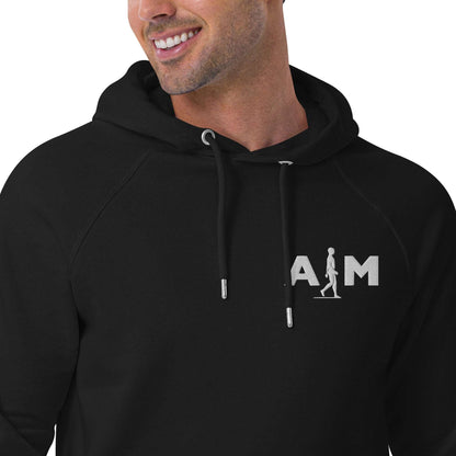 I AIM | Unisex eco raglan hoodie