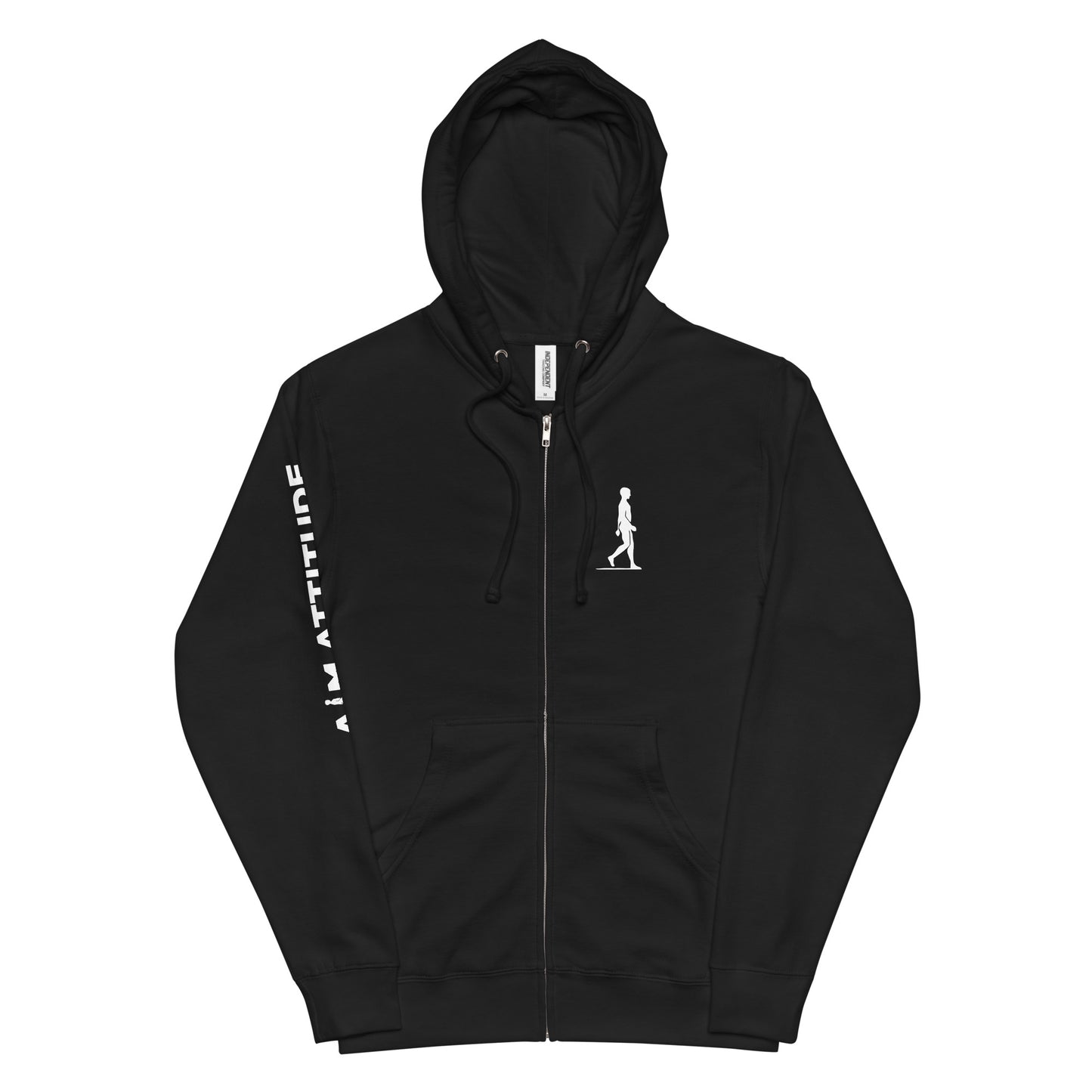 AIM Attitude | Unisex fleece zip up hoodie - AIM ATTITUDE 