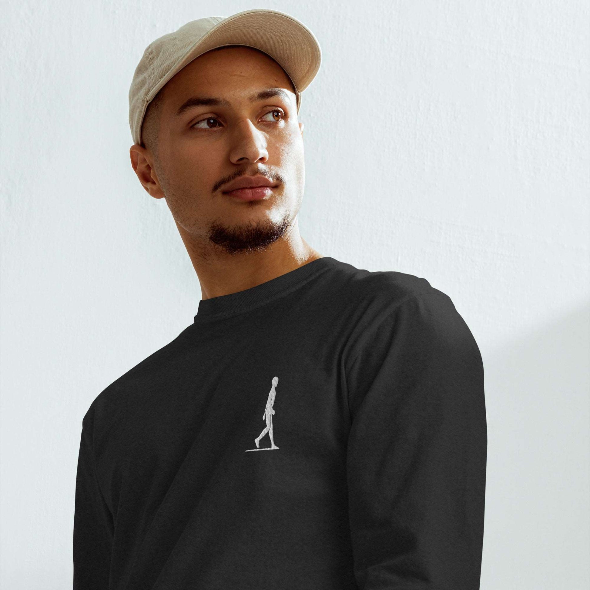 I AIM | Garment-dyed heavyweight long-sleeve shirt