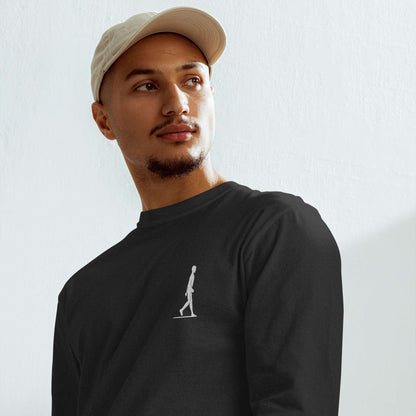 I AIM | Garment-dyed heavyweight long-sleeve shirt