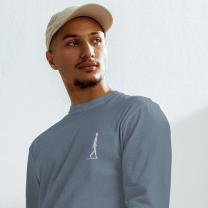 I AIM | Garment-dyed heavyweight long-sleeve shirt