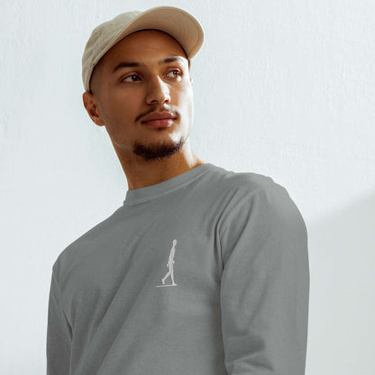 I AIM | Garment-dyed heavyweight long-sleeve shirt