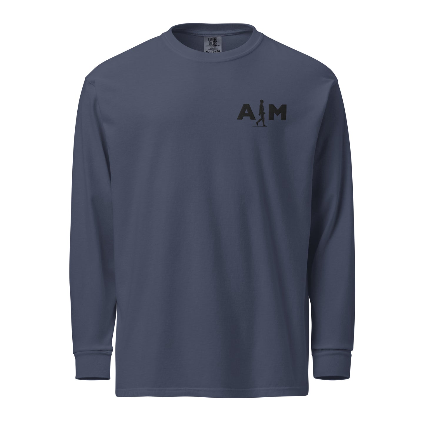 AIM | Garment-dyed heavyweight long-sleeve shirt - AIM ATTITUDE 