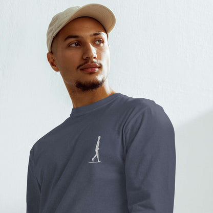 I AIM | Garment-dyed heavyweight long-sleeve shirt