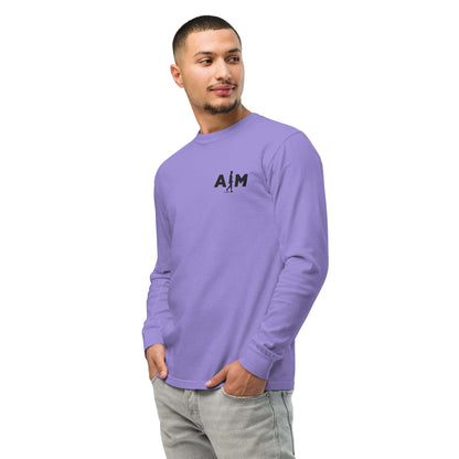 AIM | Garment-dyed heavyweight long-sleeve shirt