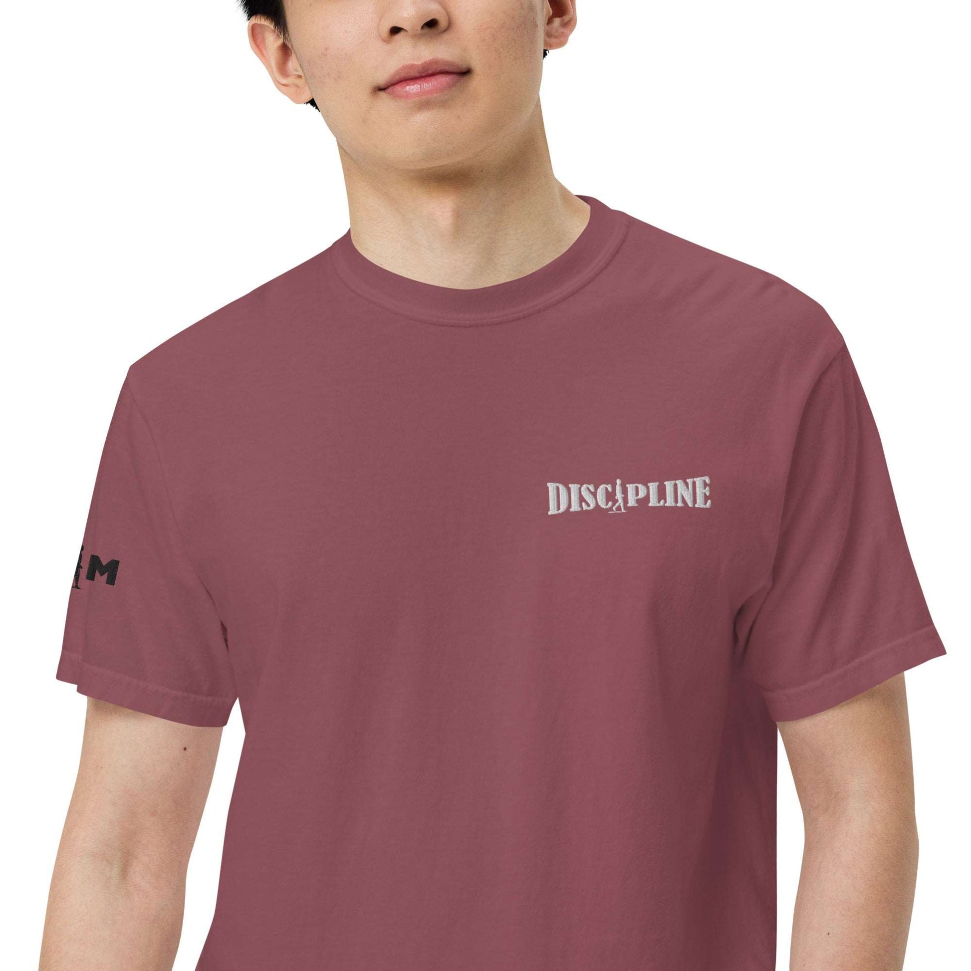 Discipline | Unisex garment-dyed heavyweight AIM Attitude t-shirt