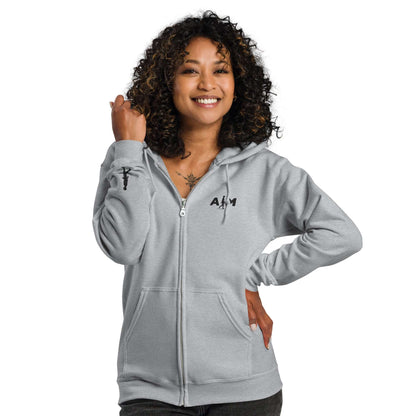 AIM | Unisex heavy blend zip hoodie