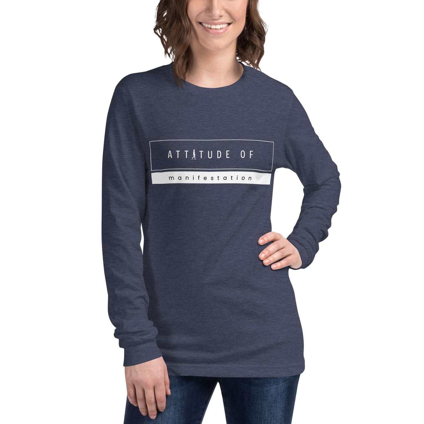 Attitude of Manifestation | Unisex Long Sleeve Tee