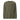 AIM ATTITUDE unisex military green long sleeve T-shirt with a front view, showcasing a comfortable casual fit.