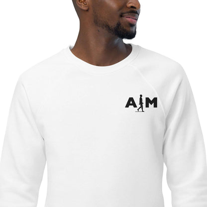 AIM Attitude | Unisex organic raglan sweatshirt