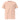 Unisex organic ribbed neck t-shirt by AIM ATTITUDE with a fresh peach color and simple front design.