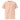 Unisex organic ribbed neck T-shirt by AIM ATTITUDE with a fresh peach color and front design.