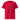 Unisex red organic ribbed neck t-shirt by AIM ATTITUDE, featuring a classic fit and soft fabric for comfortable casual wear.
