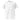Unisex white organic ribbed-neck T-shirt by AIM ATTITUDE, front view showing clean design and comfortable fit.