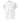 White unisex organic ribbed neck t-shirt by AIM ATTITUDE, featuring a classic fit and soft fabric for comfortable casual wear.