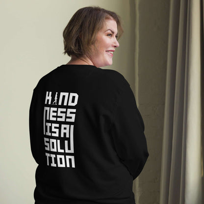 Kindness Is A Solution | Unisex organic sweatshirt