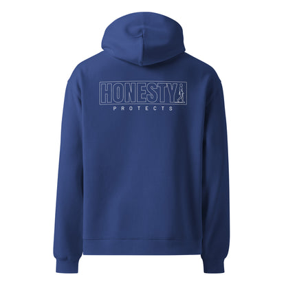 Keep Growing. Honesty Protects | Unisex oversized hoodie - AIM ATTITUDE 