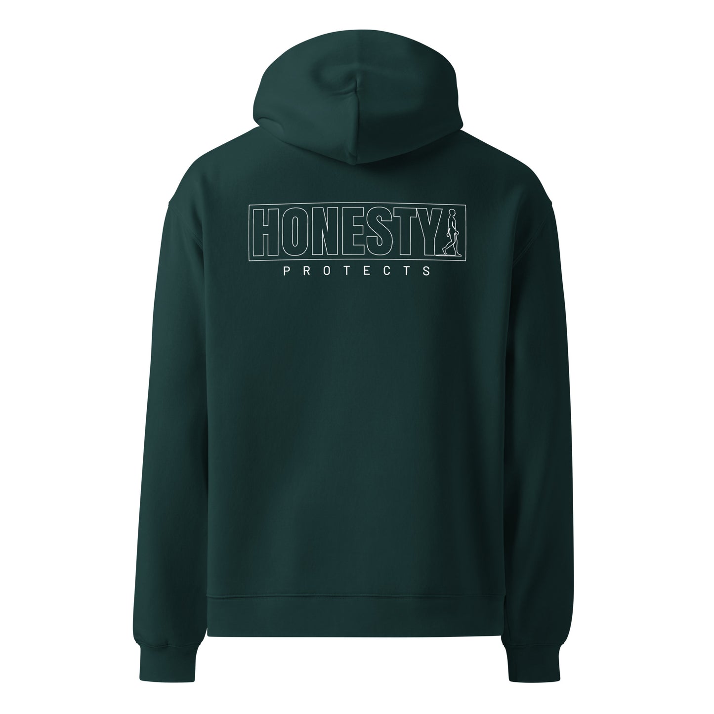 Keep Growing. Honesty Protects | Unisex oversized hoodie - AIM ATTITUDE 