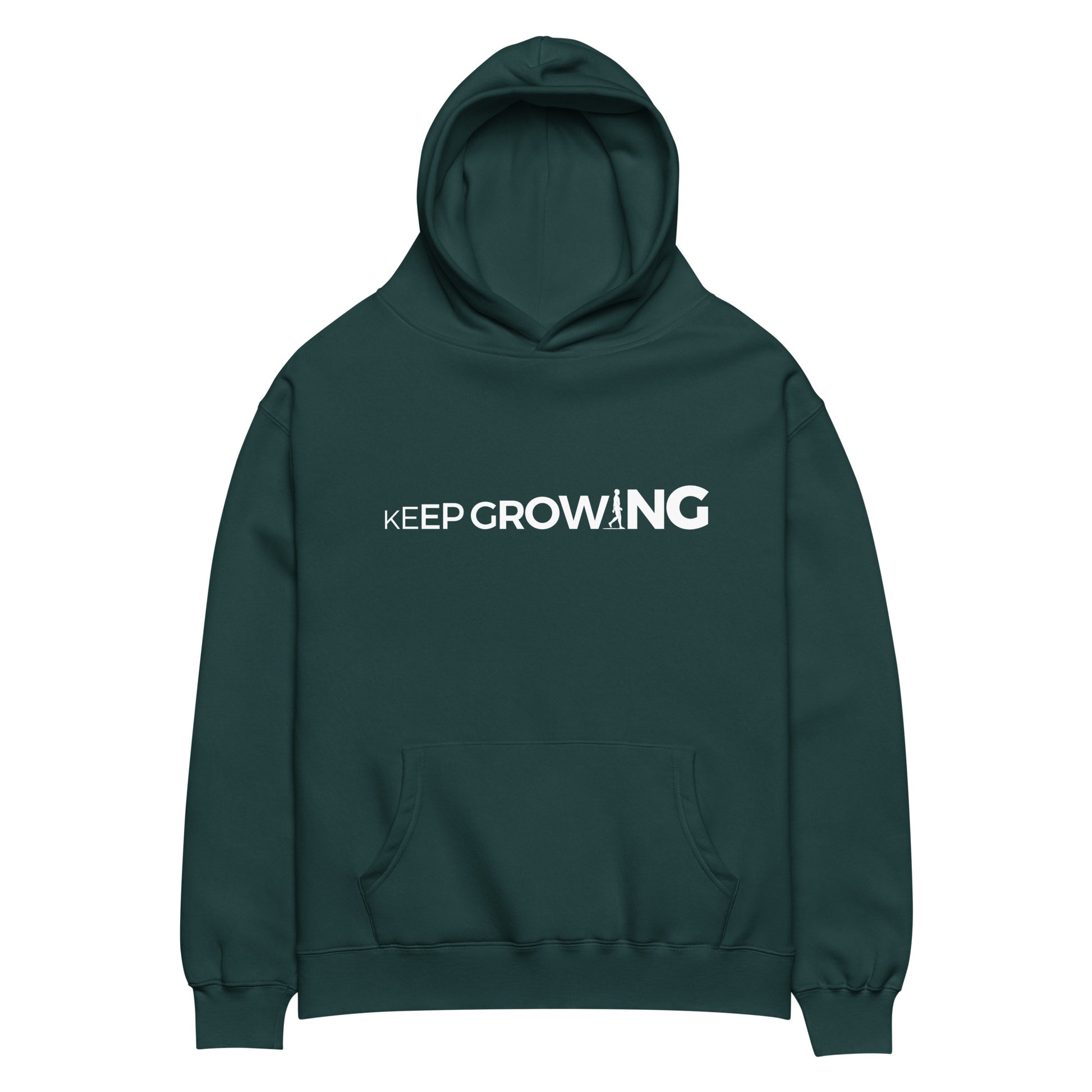 Keep Growing. Honesty Protects | Unisex oversized hoodie - AIM ATTITUDE 