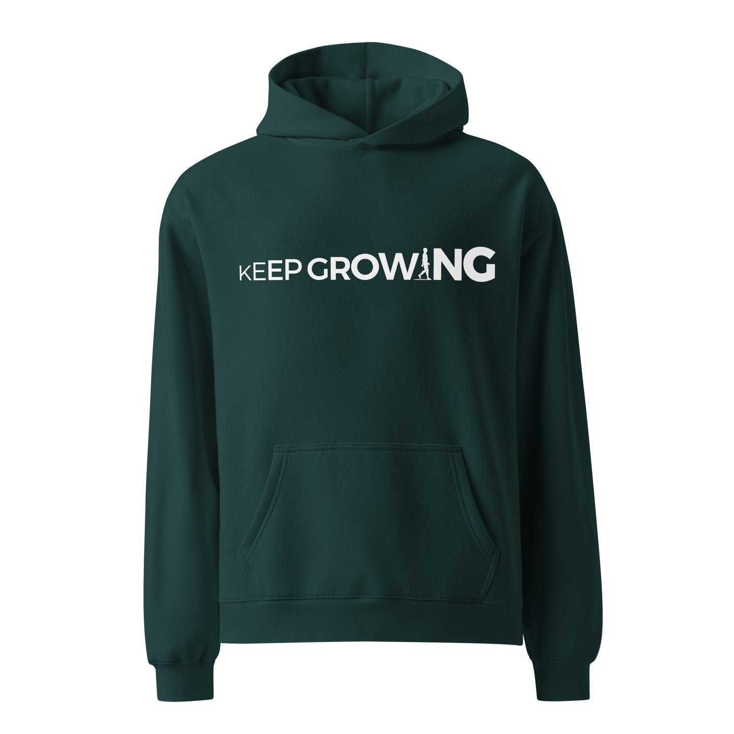 Keep Growing. Honesty Protects | Unisex oversized hoodie - AIM ATTITUDE 