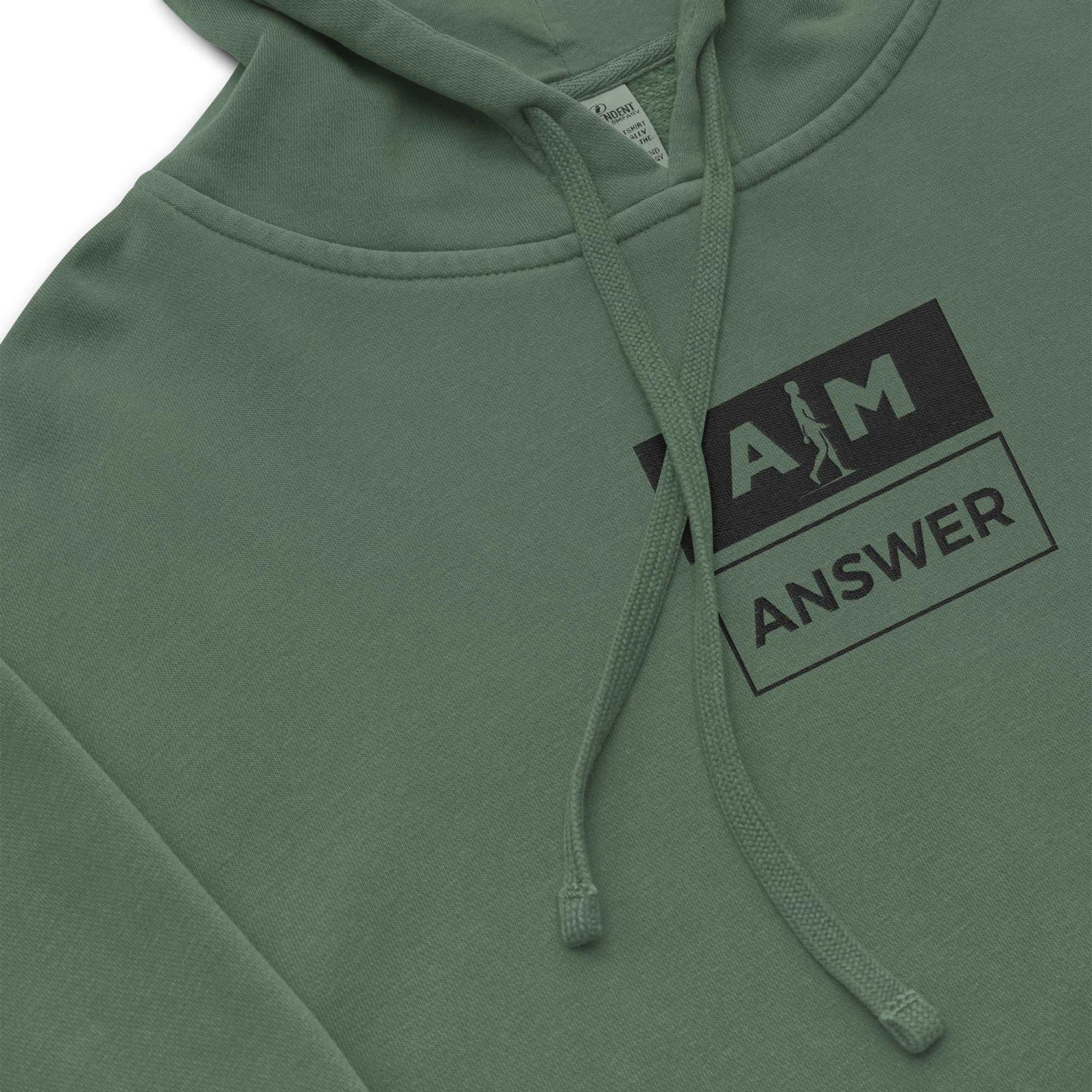 AIM The Answer | Unisex pigment-dyed hoodie